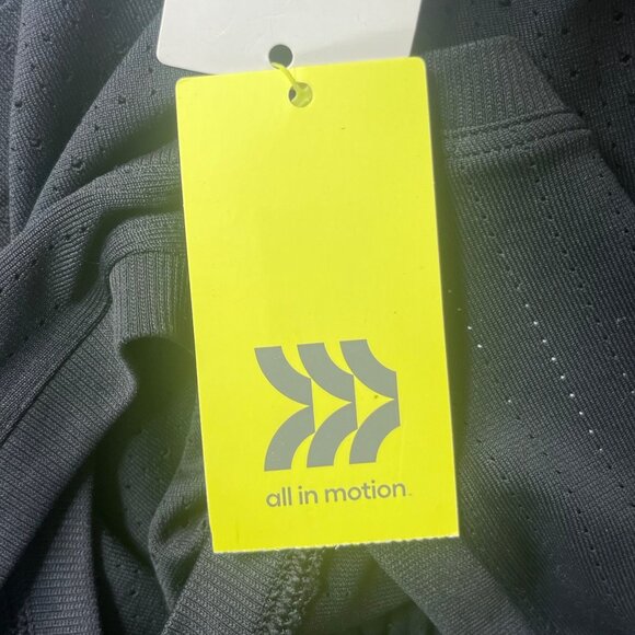 All In Motion Mesh Seamless Tank Top Semi Fit Activewear Black Size XL - Picture 9 of 11